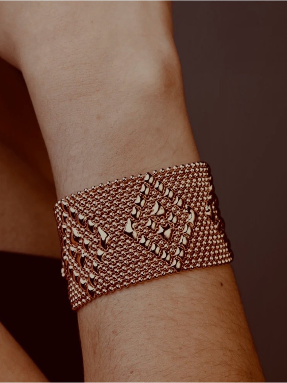 NIB Sergio Gutierrez Liquid Metal Bracelet